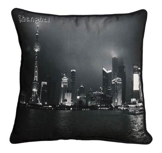 resm Yastıkminder Koton Polyester Ülke Çin siyah beyaz Dijital Baskılı Yastık