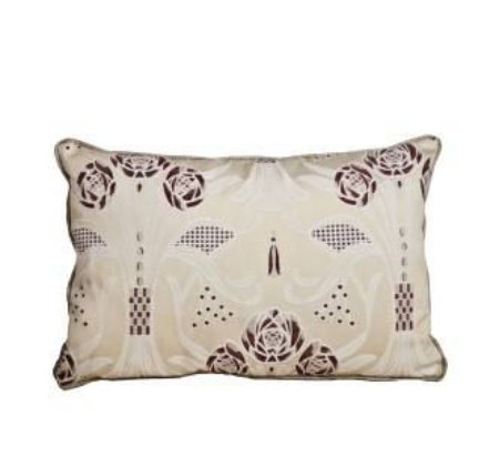 Yastıkminder Koton Pembe Gri Desenli Patchwork Yastık resmi