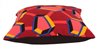 resm Koton Oranj Bordo Siyah Geometrik Desen Dekoratif Yastık Kılıfı