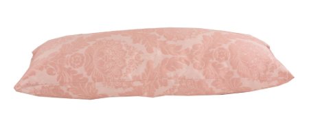 Yastıkminder Tafta Pembe Pudra Damask Desen Dekoratif Yastık resmi