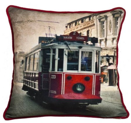 Yastıkminder Koton Polyester Renkli Dijital Baskılı Yastık resmi