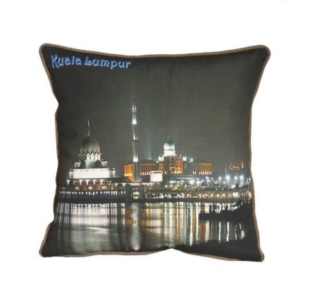 Yastıkminder Kula Lumpur Renkli Dijital Baskı Yastık resmi