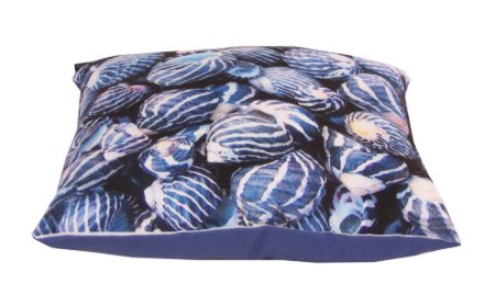 Polyester Koton Deniz Kabuklar Dijital Baskı Dekoratif Yastık Kırlent Kılıfı resmi