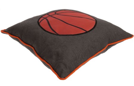 Yastıkminder Koton Basket Topu Aplikeli Dekoratif Yastık resmi