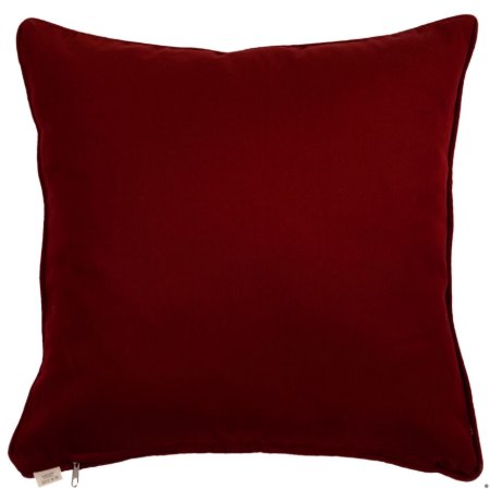 Yastıkminder Koton Bordo Kemik Toile Du Jouy Desen Dekoratif Yastık Kılıfı resmi