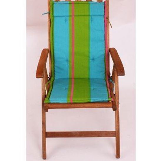 resm Koton Çift Kademeli Yeşil Çizgili sandalye minderi Minderi