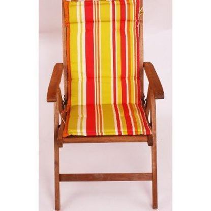 Resim Koton Polyester Çift Kademeli Fıstık Kırmızı sandalye minderi