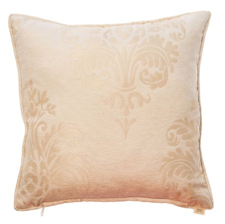 Yastıkminder Şonil Kemik Damask Desen Dekoratif Yastık Kılıfı resmi