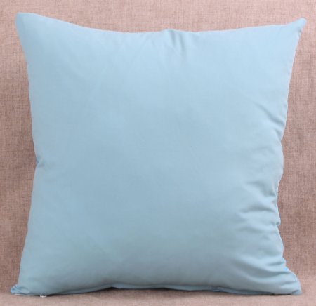 KADİFE ŞÖNİL TURKUAZMAVİ BEYAZ GEMETRİK DESEN BASKI DEKORATİF YASTIK KILIFI resmi