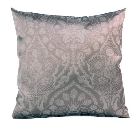 YASTIKMINDER TAFTA VİZON EKRU DAMASK OTTOMAN DESEN YASTIK KILIFI resmi