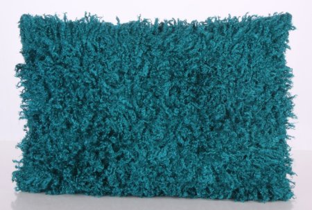 PELUŞ PELÜŞ YEŞİL TAFTA GRİ  DEKORATIF YASTIK KILIFI resmi